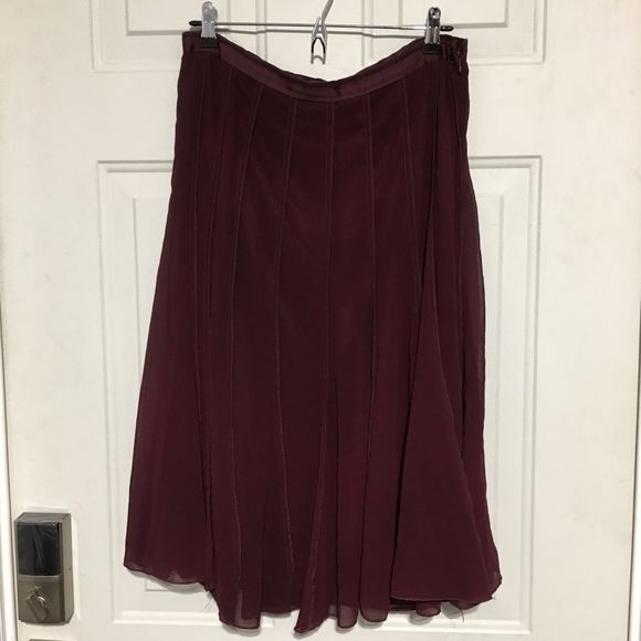 Focus 2000 Women's Midi Gored Skirt Size 10 - Picture 1 of 7